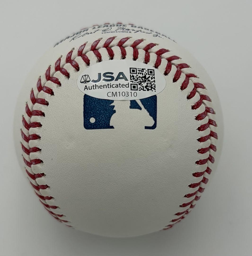 Nate Eaton signed baseball (Red Sox) - JSA COA