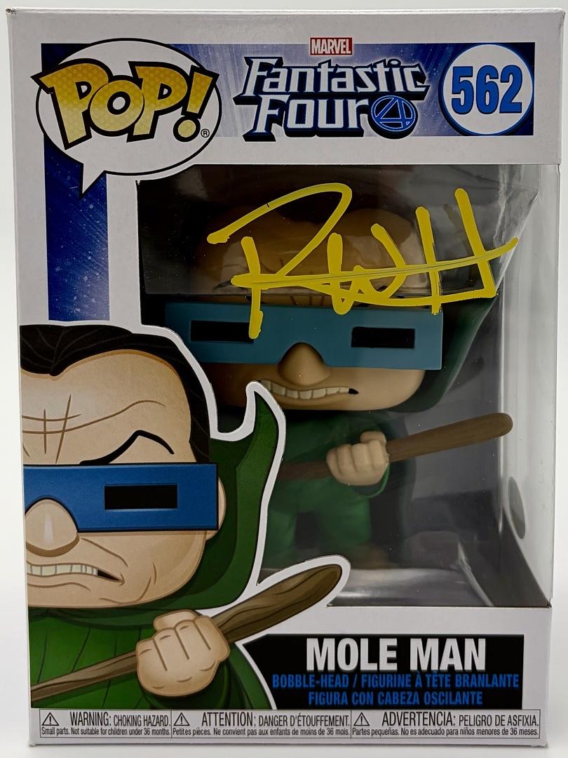 Paul Walter Houser signed "Mole Man" Funko #562 (Fantastic Four) - JSA COA