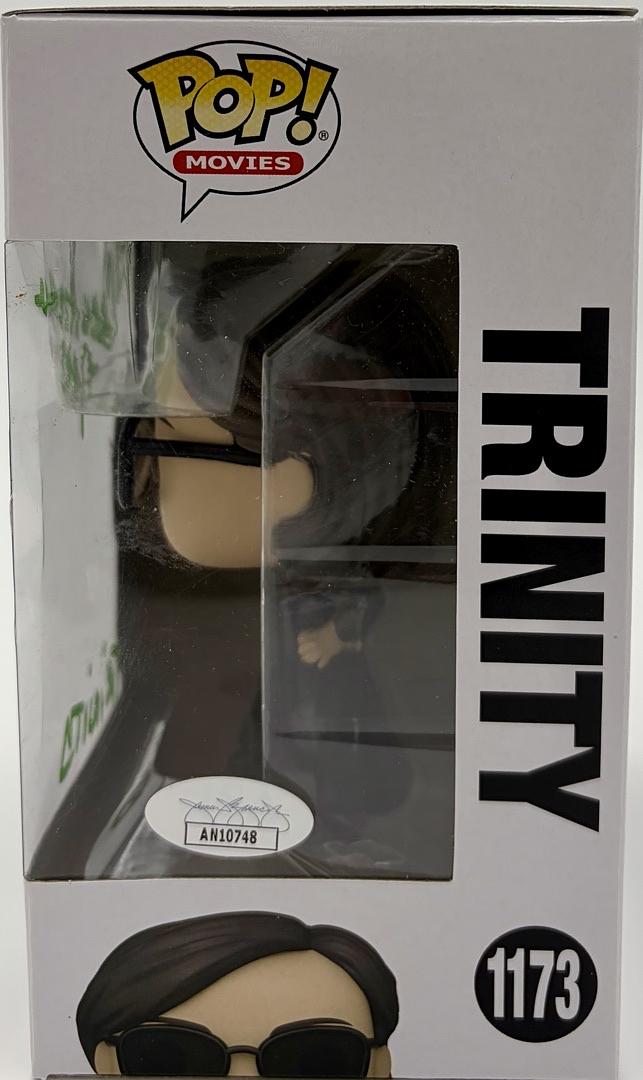 Carrie Anne Moss Signed Funko Pop #1173 "Trinity" (Matrix) - JSA COA