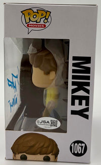 Sean Astin signed "Mikey" Funko #1067 w/character name (The Goonies) - JSA COA