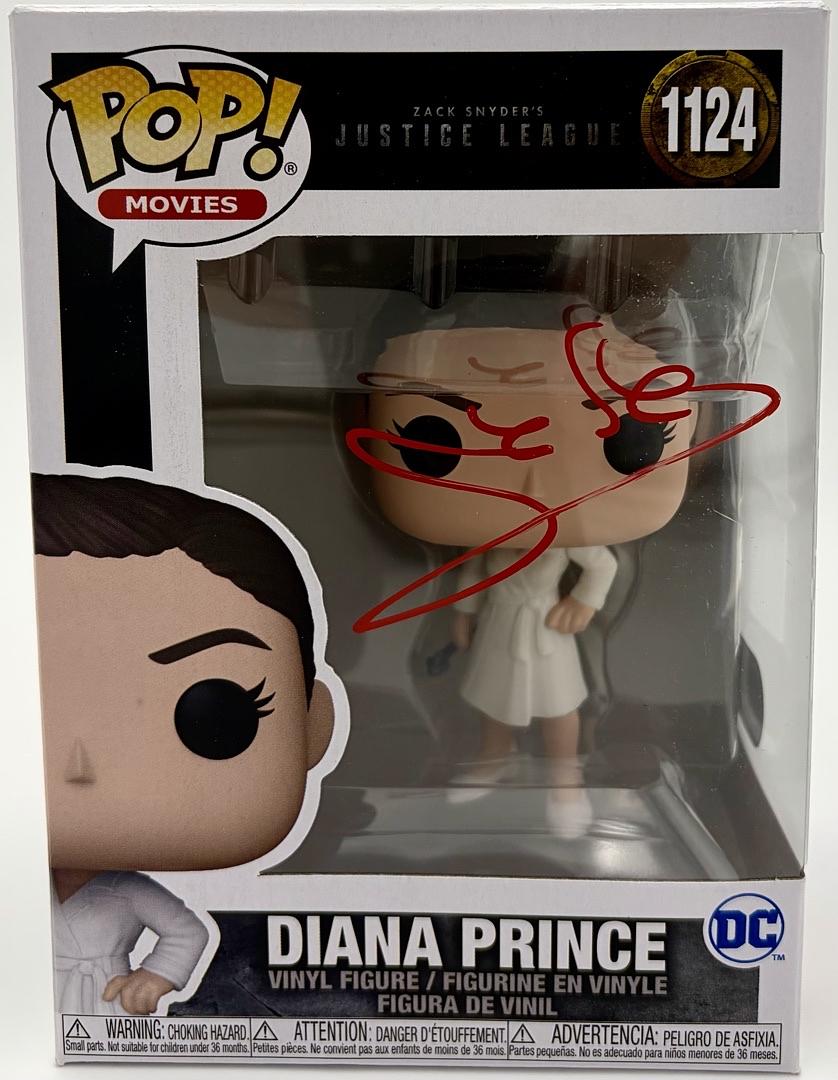 Gal Gadot Signed Funko Pop #1124 Wonder Woman - SWAU COA