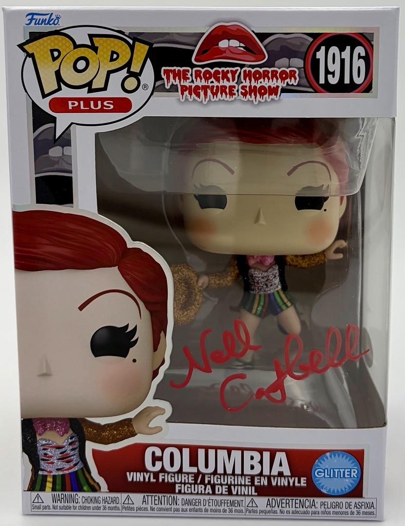 Nell Campbell signed "Columbia" Funko #1916 (Rocky Horror Picture Show) - JSA COA