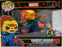 Nicholas Cage Signed Funko Pop #33 (Deluxe Ghost Rider) - Celebrity Authentics