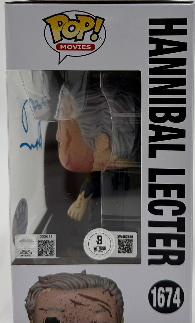 Anthony Hopkins Signed Funko Pop #1674 Hannibal Lecter (Silence Of The Lambs) - Beckett and Everest COA's