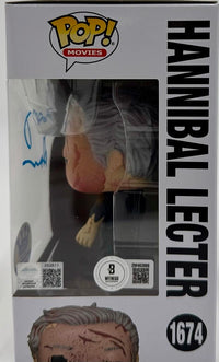 Anthony Hopkins Signed Funko Pop #1674 Hannibal Lecter (Silence Of The Lambs) - Beckett and Everest COA's