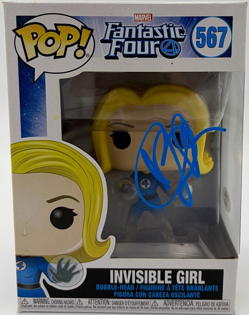 Jessica Alba Signed Funko Pop #567 Invisible Girl Sue Storm (Fantastic Four) - PSA