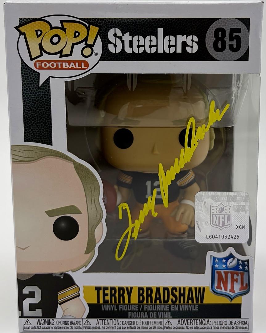 Terry Bradshaw signed Funko #85 (Steelers) - Beckett COA