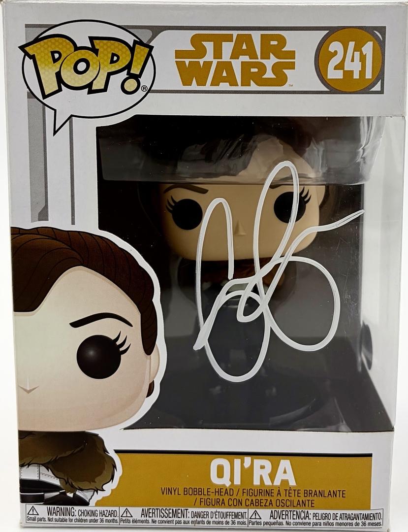 Emilia Clarke Signed Funko "Qi'Ra" Funko #241 (Star Wars) - Beckett COA