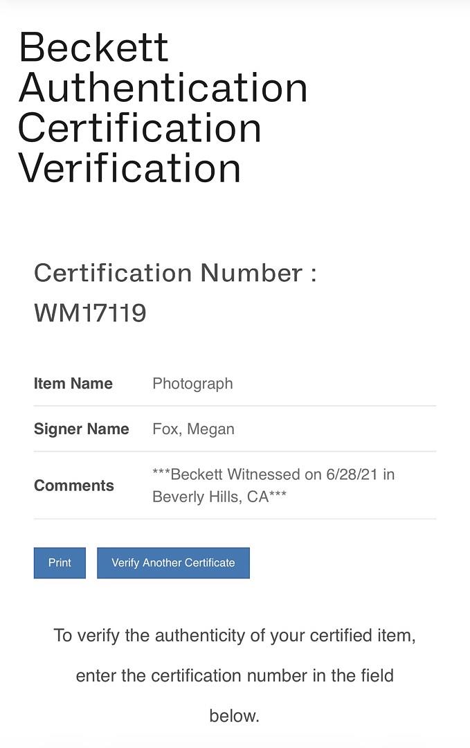 Megan Fox sexy signed 11x14 - Beckett COA