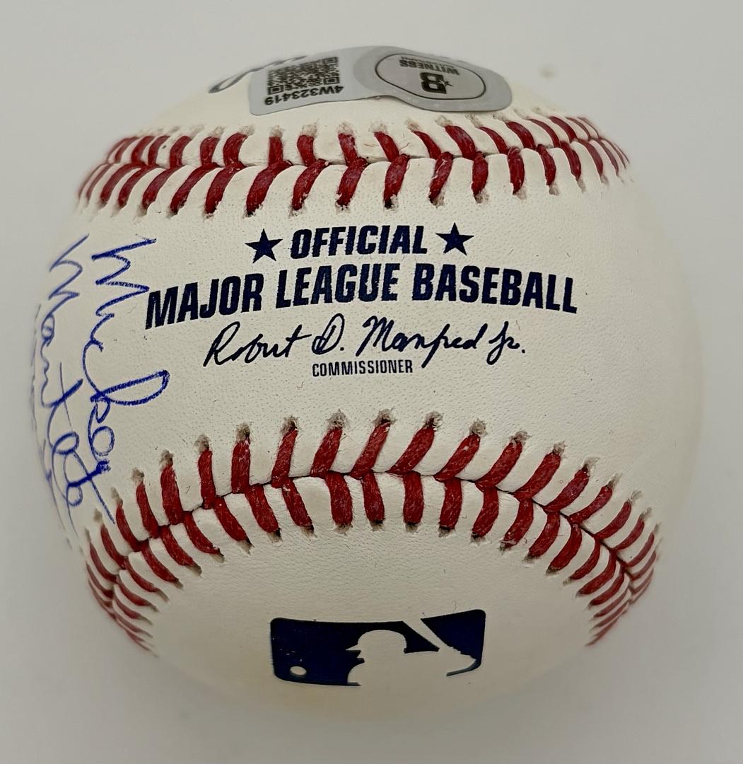 Chaz Palminteri signed baseball w/long quote - Beckett COA