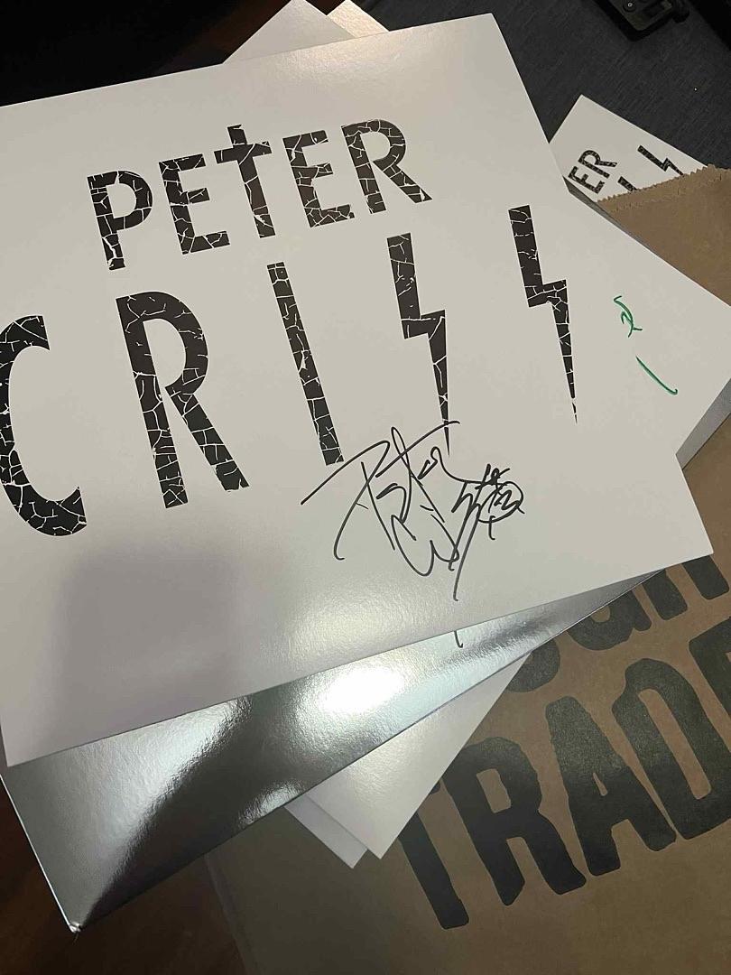 Peter Criss signed LP (KISS) - JSA COA