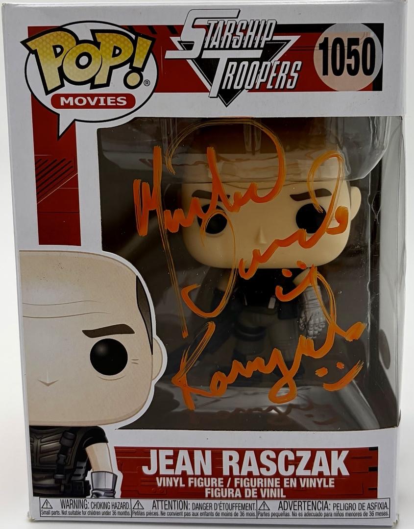 Michael Ironside signed "Jean Rasczak" Funko #1050 (Starship Troopers) - JSA COA