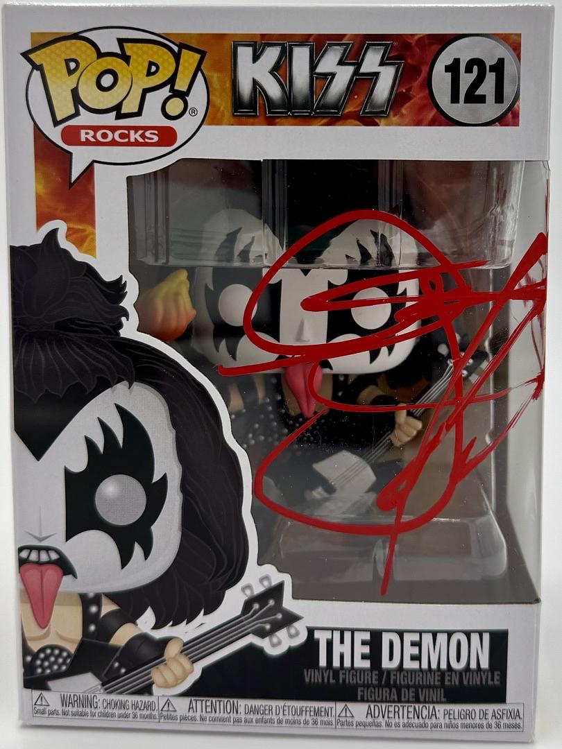 Gene Simmons (KISS) signed Funko Pop #121 - JSA COA