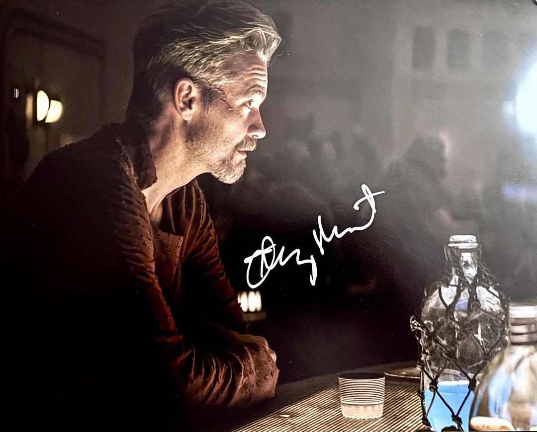 Timothy Olyphant signed 8x10 (Mandalorian) - SWAU COA