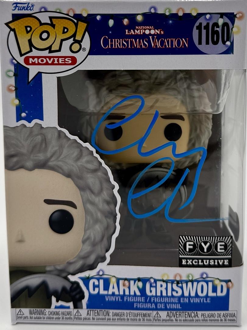 Chevy Chase Signed Funko Pop #1160 "Clark Griswold" (Christmas Vacation) - Beckett COA