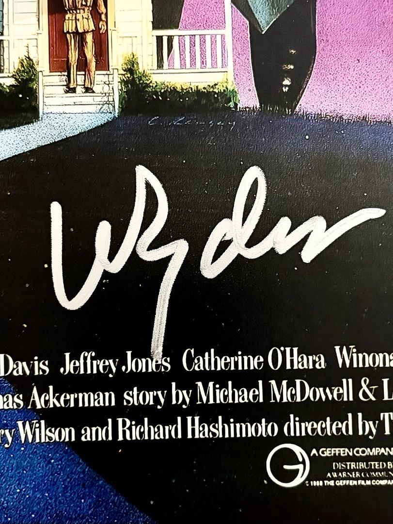 Winona Ryder signed 11x17 (Beetlejuice) - SWAU COA *RARE*