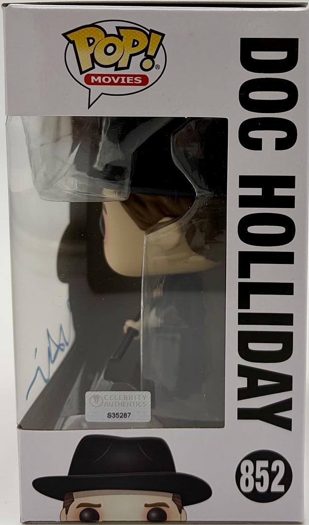 Val Kilmer Signed Funko Pop #852 "Doc Holliday" (Tombstone) *RARE* - Celebrity Authentics