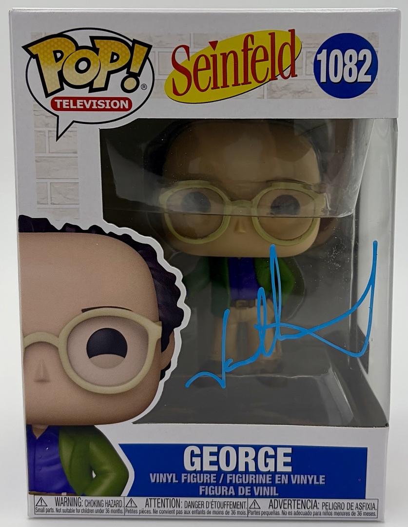 Jason Alexander signed "George" Funko #1082 (Seinfeld) - Pristine COA