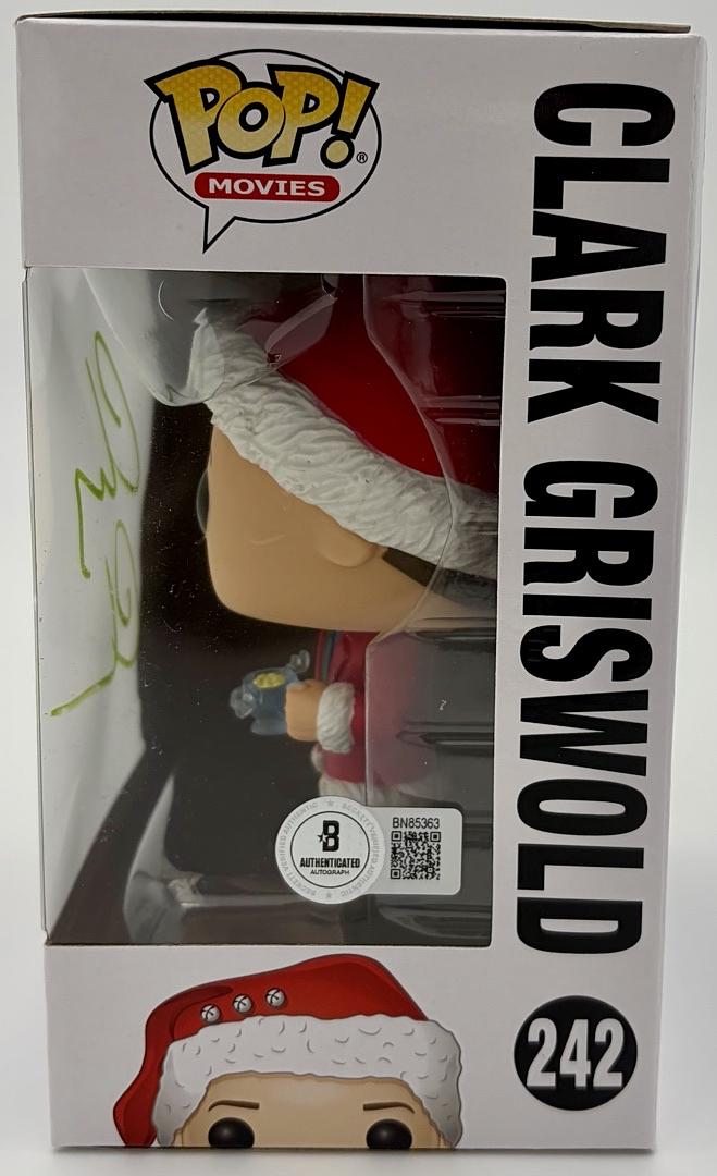 Chevy Chase Signed Funko Pop #242 Clark Griswold (Christmas Vacation) - Beckett COA