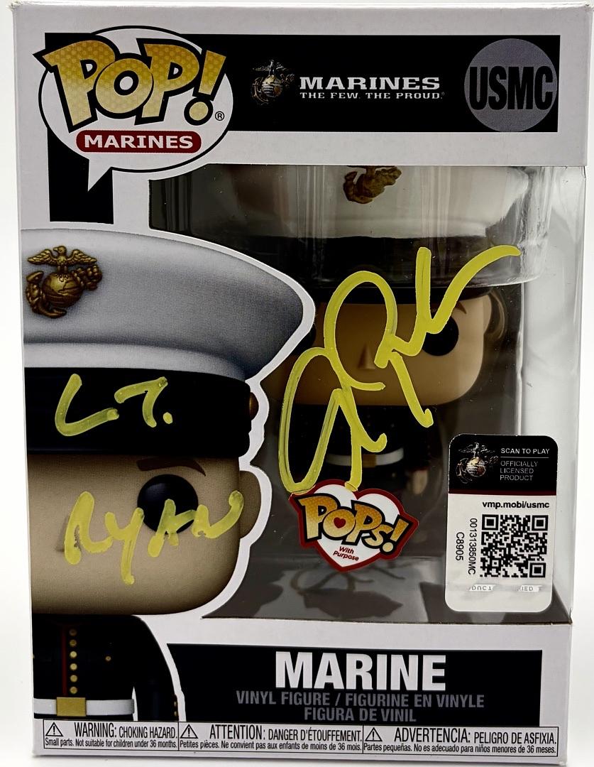 Alec Baldwin signed U.S. Marines Funko (USMC) w/ Lt. Ryan inscription - Beckett COA *RARE*