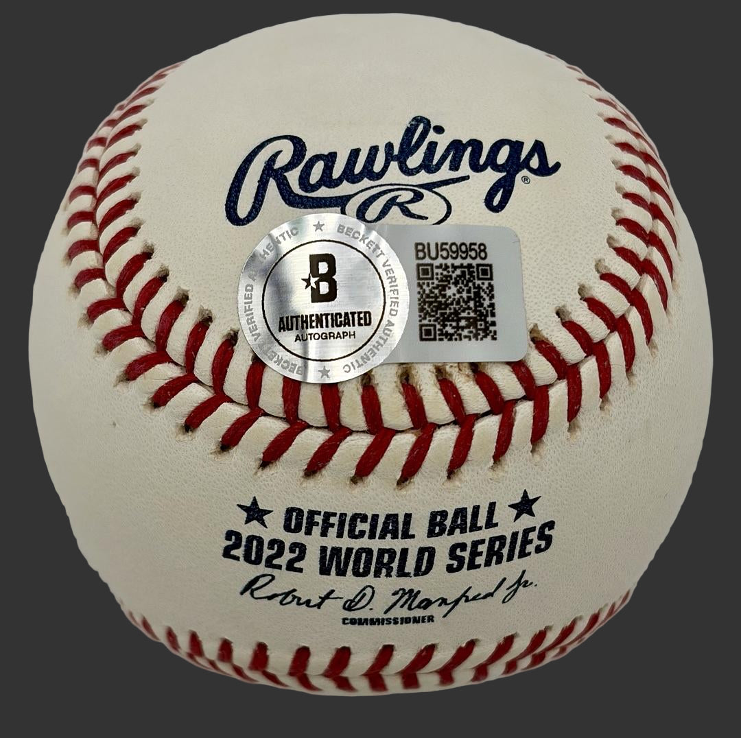 Jeff Goldblum signed ROMLB Baseball - Beckett COA