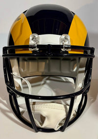 Jack Youngblood (Rams) full size replica helmet w/HOF inscription - Schwartz COA