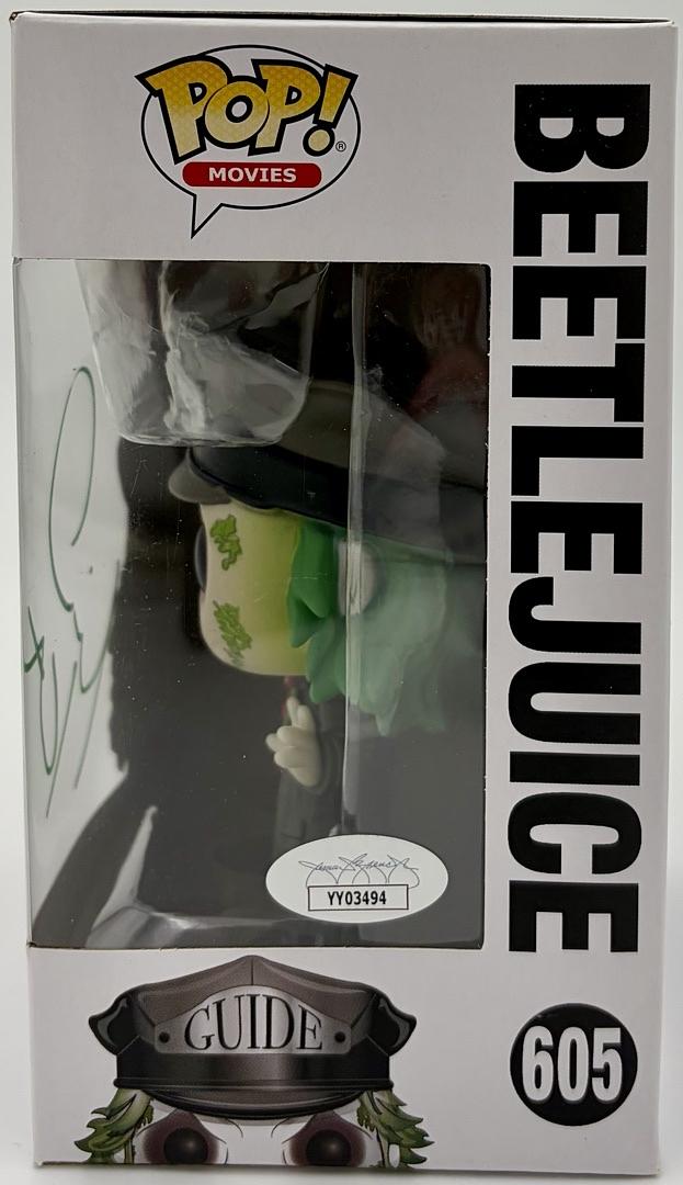 Michael Keaton Signed Funko Pop #605 "Beetlejuice" - JSA COA