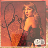 Taylor Swift matted, signed "Life of a Showgirl" CD Insert Photo 3 - Beckett COA