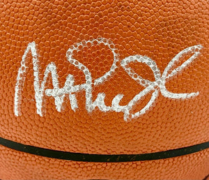 Magic Johnson signed replica basketball (Lakers) - Beckett COA