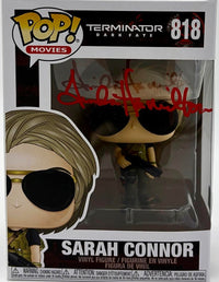 Linda Hamilton Signed Funko Pop #818 Sara Connor (Terminator) - Beckett COA #08