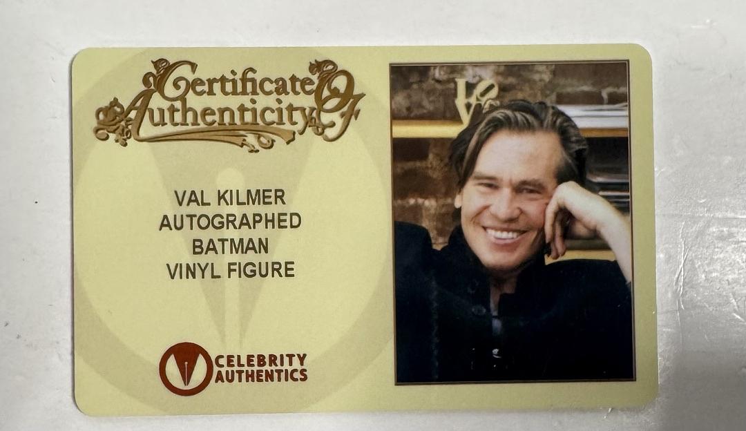 Val Kilmer Signed Funko Pop #41 Batman Art Series *RARE LIMITED EDITION* - Celebrity Authentics