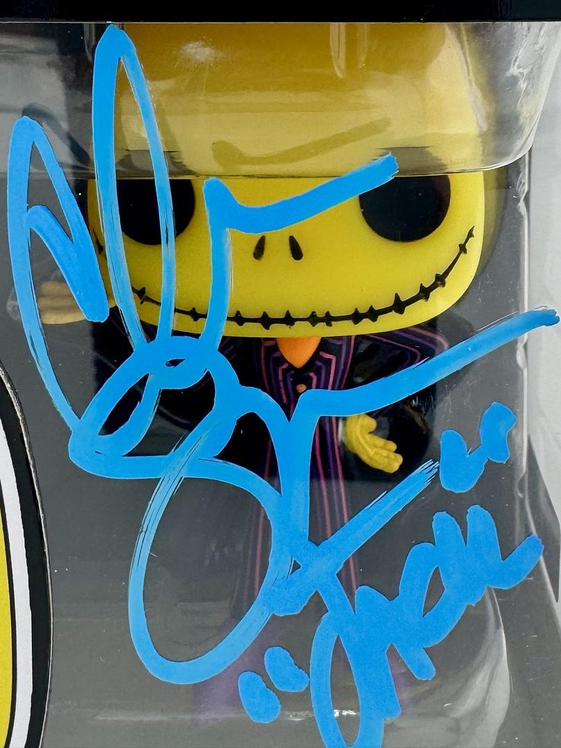 Chris Sarandon Signed Funko Pop #15 Jack Skellington (Nightmare Before Christmas) w/character name - Pristine COA