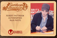 Robert Pattinson signed 16x20 "Batman" - Celebrity Authentics COA