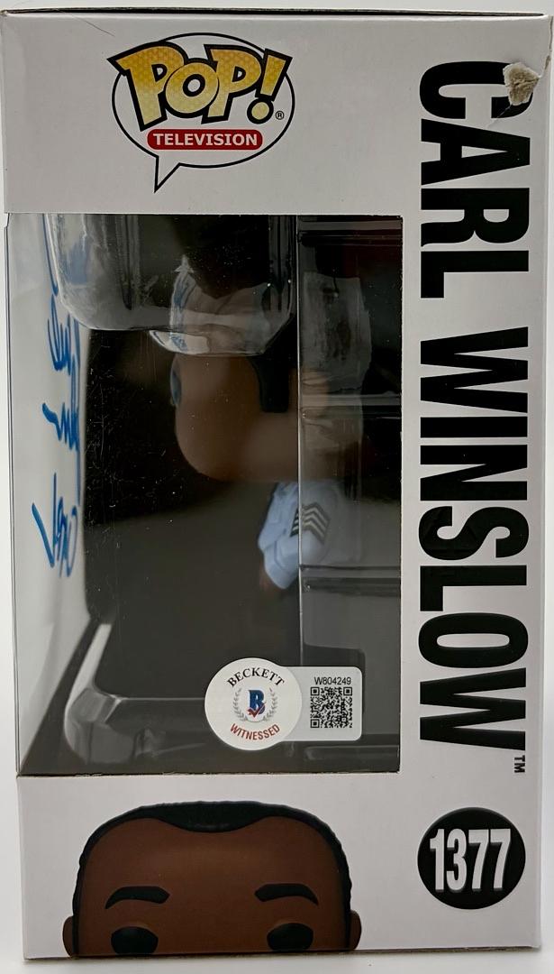 Reginald VelJohnson signed "Carl Winslow" Funko Pop #1377 (Family Matters) - Beckett COA