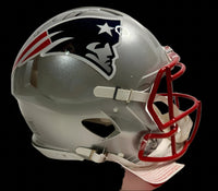 Drake Maye Signed Patriots Full Size Authentic Helmet  - Fanatics COA