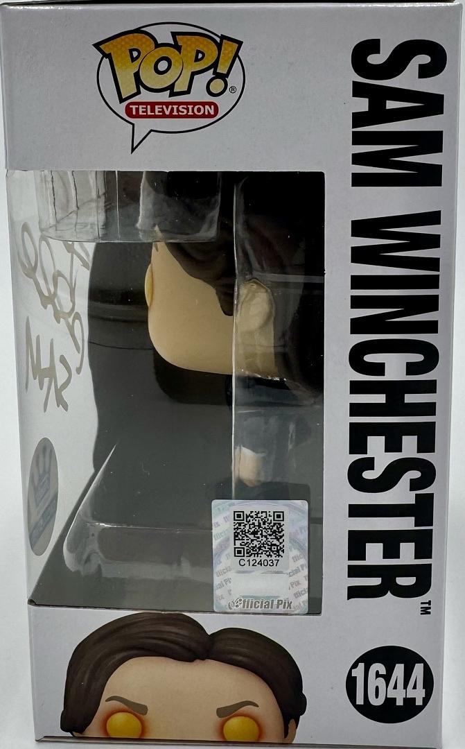 Jared Padalecki (Supernatural) signed Funko #1644 w/character inscription - Official Pix COA
