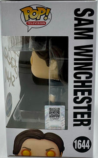 Jared Padalecki (Supernatural) signed Funko #1644 w/character inscription - Official Pix COA