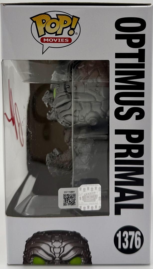 Ron Perlman signed "Optimus Primal" Funko #1376 - OC Celebrity Marketing COA