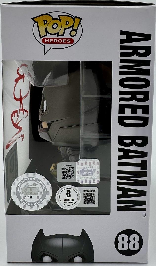 Ben Affleck signed "Batman" Signature Series Funko #88- Beckett/OC Celebrity Marketing COA (Copy)