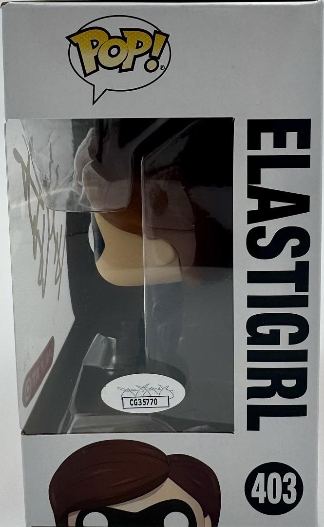 Holly Hunter signed "Elastigirl" Funko #403 (Incredibles) - JSA COA (Copy)