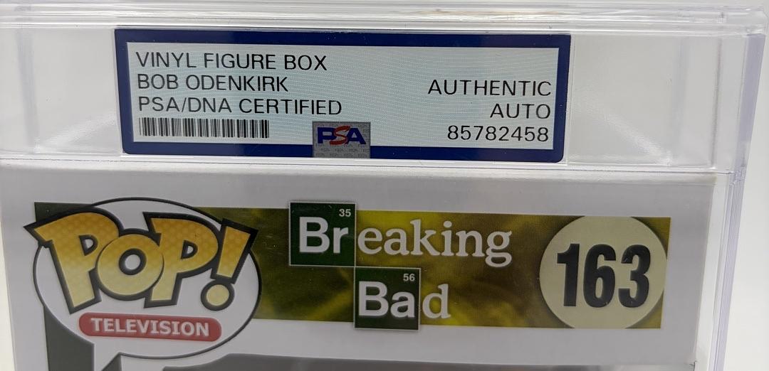 Bob Odenkirk Signed Funko Pop #163 Saul Goodman (Breaking Bad)  - encapsulated PSA/DNA COA