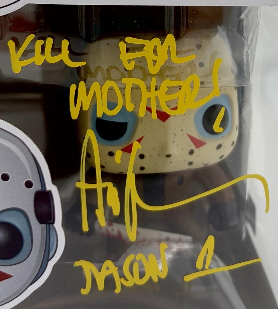 Ari Lehman signed Funko #01 w/quote (Friday the 13th) - OC Celebrity Marketing