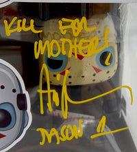 Ari Lehman signed Funko #01 w/quote (Friday the 13th) - OC Celebrity Marketing