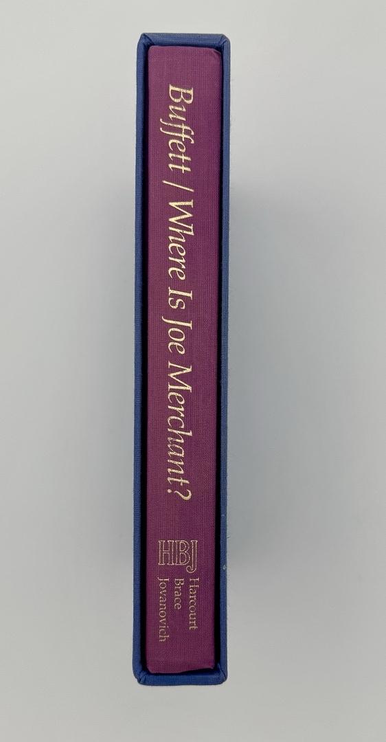Jimmy Buffett signed slipcased edition book "Where is Joe Merchant" - JSA COA
