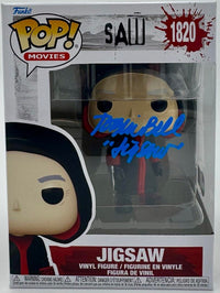 Tobin Bell "Jigsaw" signed Funko Pop #1820 (Saw) w/character name - JSA COA