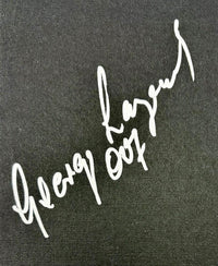George Lazenby signed book "Bond on Bond" - PSA COA
