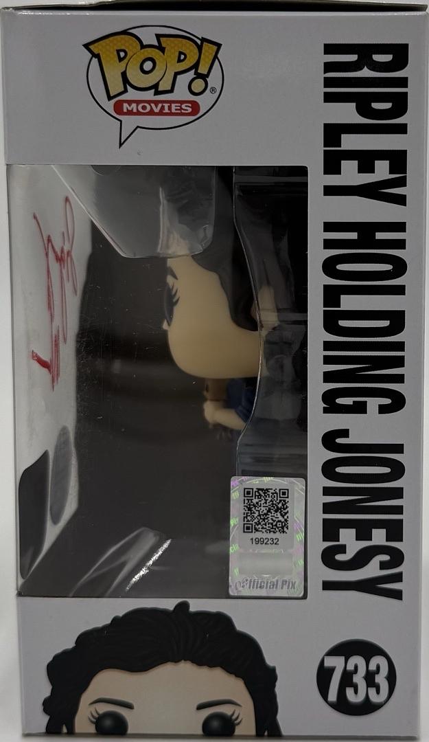 Sigourney Weaver Signed Funko Pop #733 Ripley & Jonesy Aliens