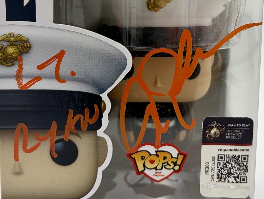 Alec Baldwin signed U.S. Marines Funko (USMC) w/ Lt. Ryan inscription - Beckett COA *RARE*