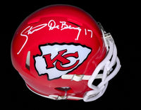 Steve DeBerg (Chiefs) signed mini-helmet - Schwartz COA