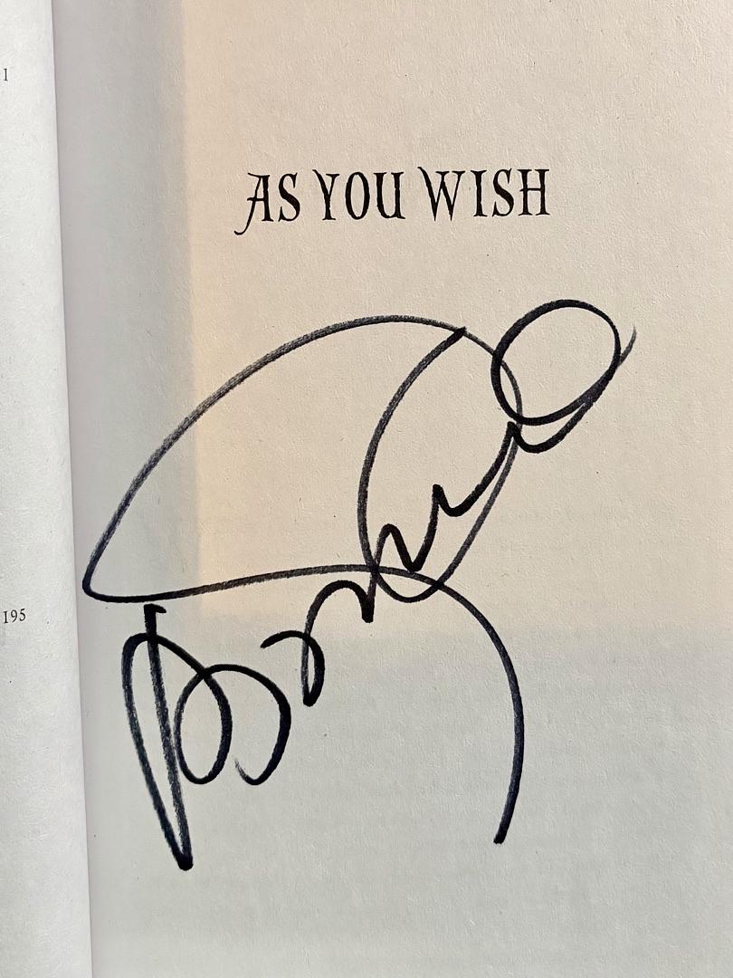 Cary Elwes signed paperback book "As You Wish" - JSA COA